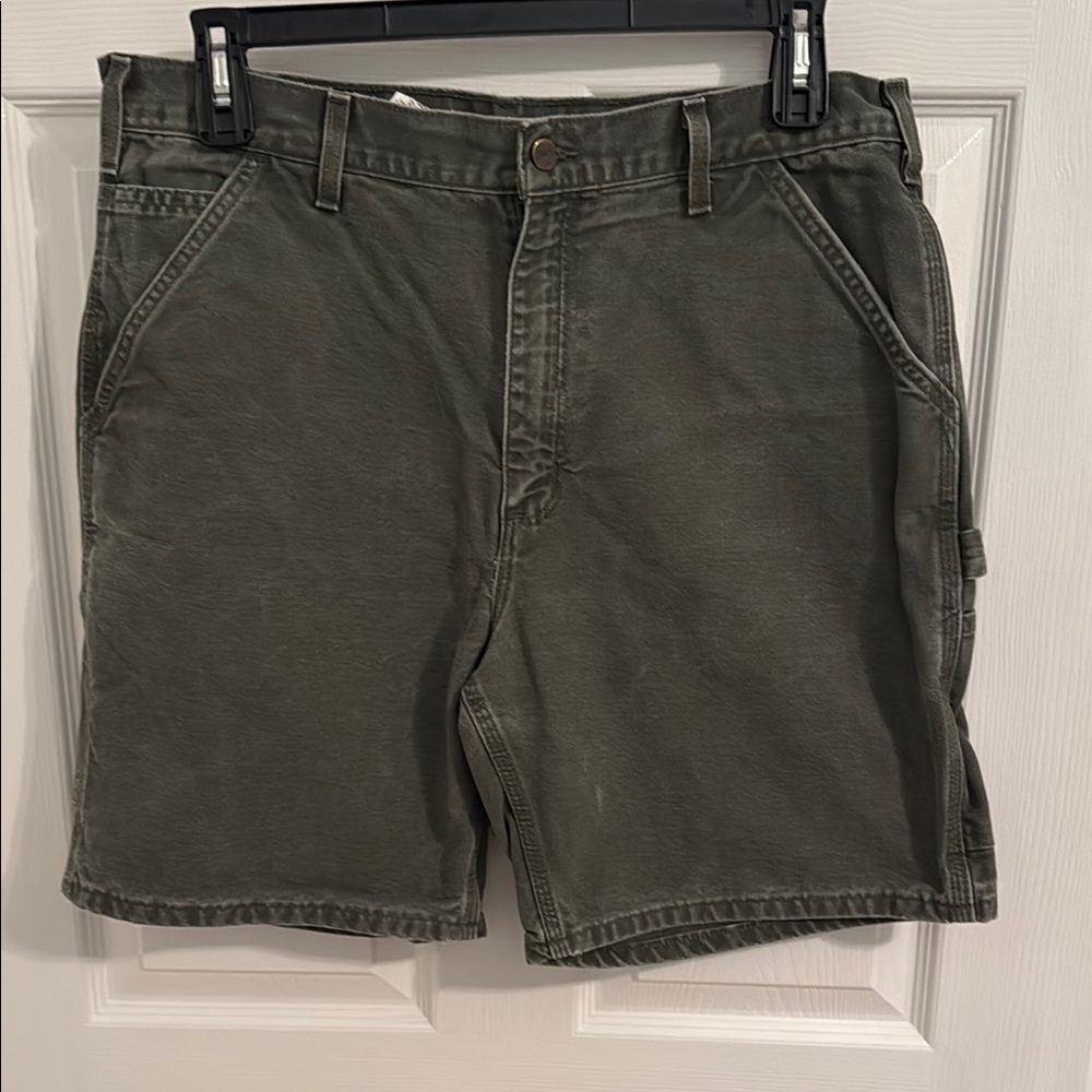 Carhartt Men's Green Duck Shorts